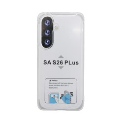 Capa Duro de Silicone para Samsung Galaxy S26 Plus Transparente